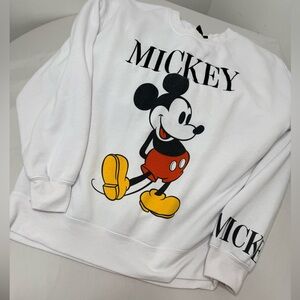 DISNEY | Mickey Mouse White Sweater